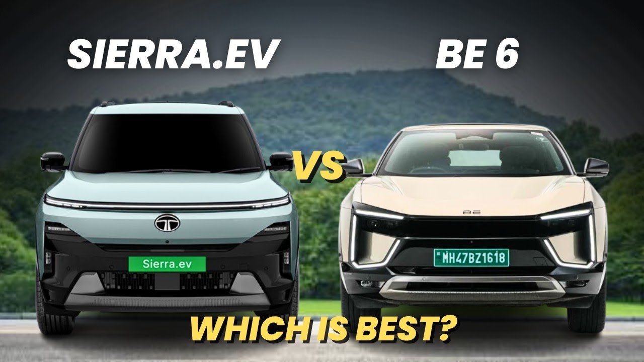 Tata Sierra EV vs Mahindra BE 6 | Which is Best? | sierra ev vs be 6