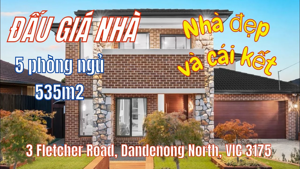 #56. Đấu giá căn nhà đẹp xuất sắc vùng Dandenong North Melbourne.