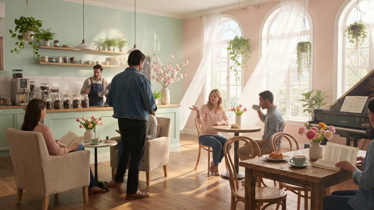 朝のコーヒーと春のメロディ ☀️☕ 優しいカフェジャズ