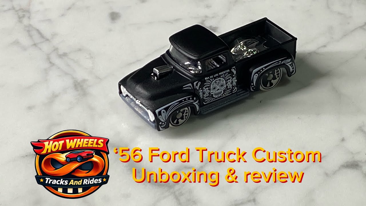 @HotWheels ‘56 Ford Truck Custom unboxing & review with @HotWheelsTracksAndRides 🔥🔥🔥