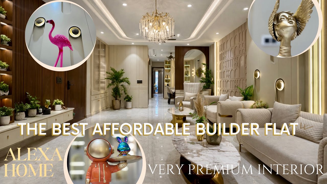 THE MOST DEMANDING ALEXA HOME 😍 4 BHK PREMIUM BUILDER FLAT IN INDIRAPURAM | AFFORDABLE PRICE | GATED