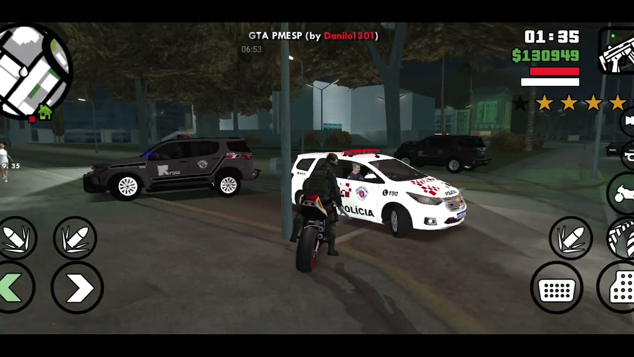 GTA SA  FUGA DE MOTO 