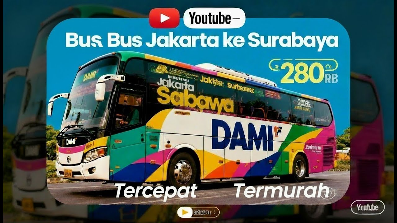 Dikira Tercepat Termurah!  Ternyata Bus DAMRI ini PHP?  Overland Jakarta Surabaya  :Rp 280rb. 10jam?