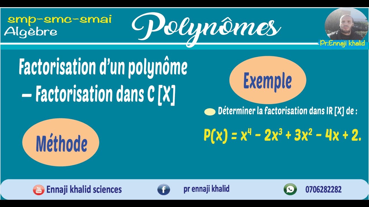 Factorisation d’un polynôme — Factorisation dans C[X]