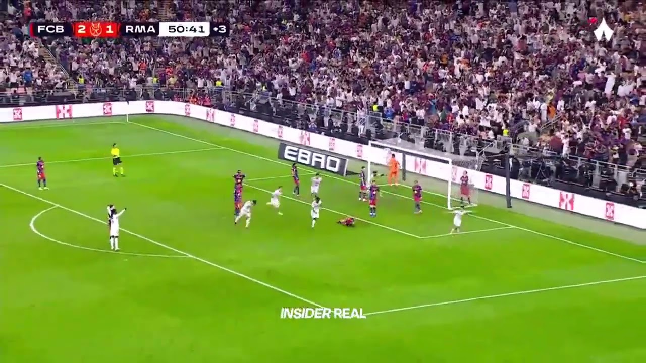 GOL GONZALO GARCIA  Barcelona vs Real Madrid 2-2 | Gol de REAL MADRID  hoy | Super Cup 2026
