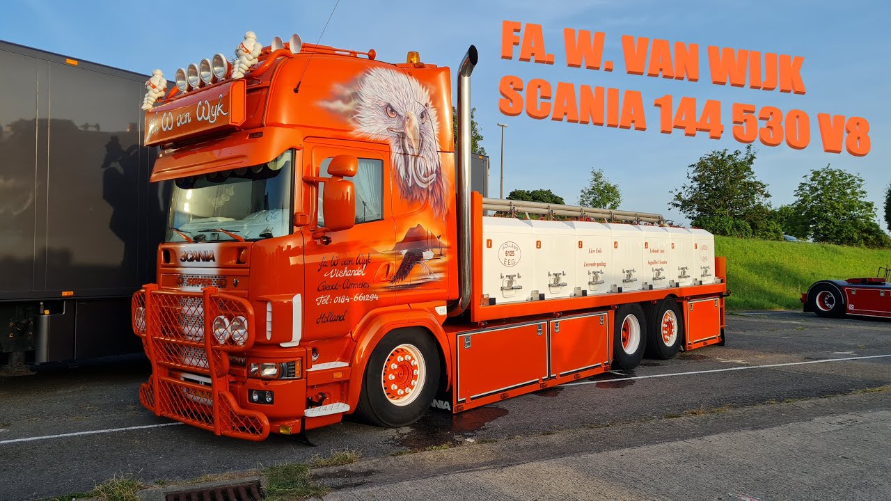 FA. W. VAN WIJK SCANIA 144 530 V8