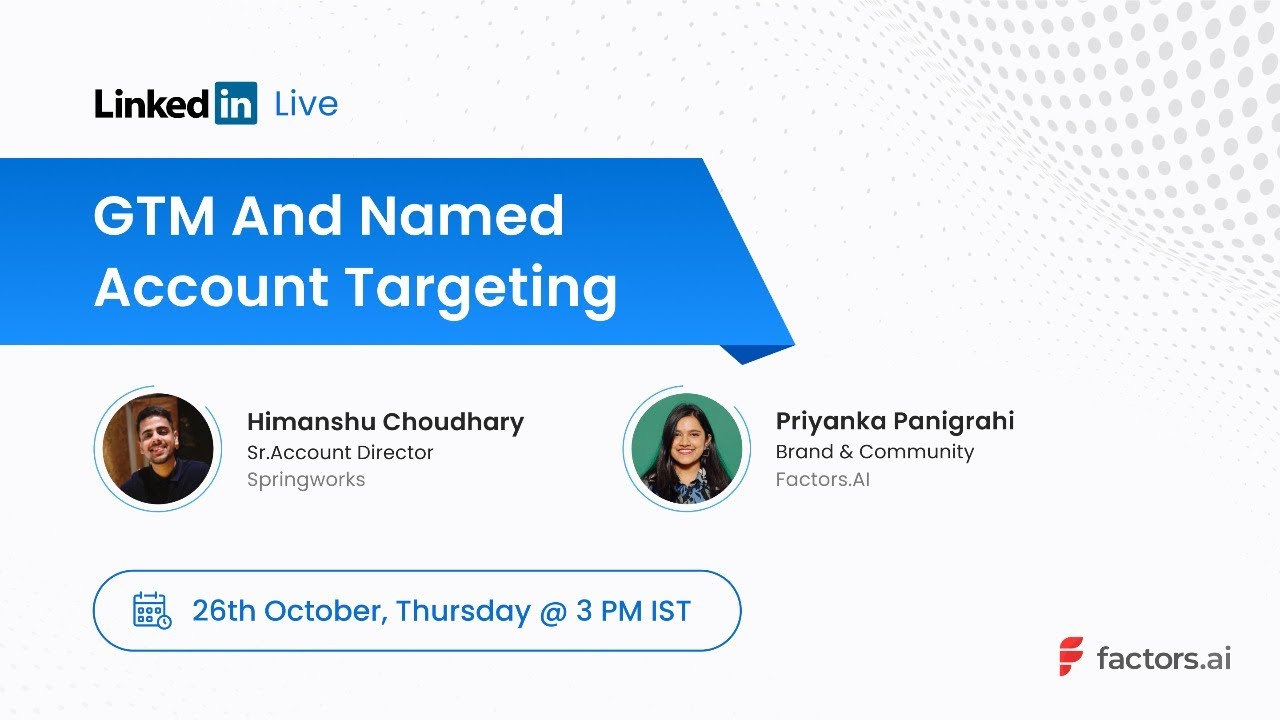 Go to Market and Named Account Targeting