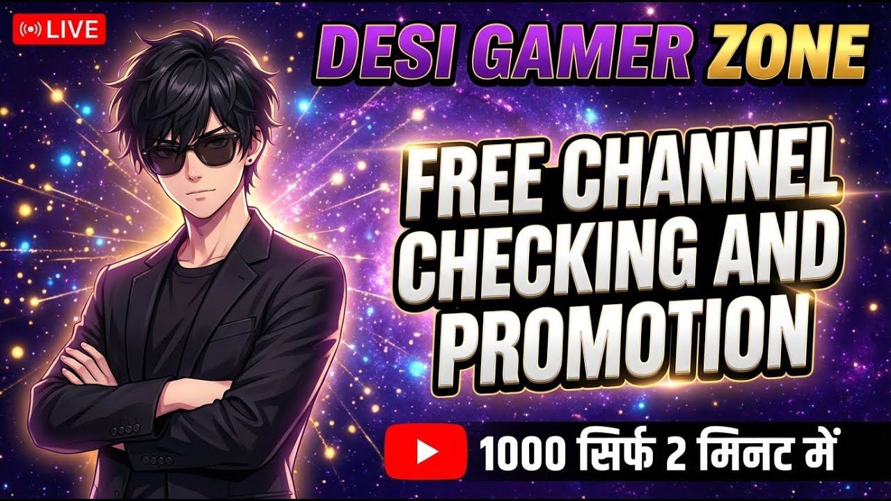 🛑 LIVE 🛑 LIVE channel promotions sub