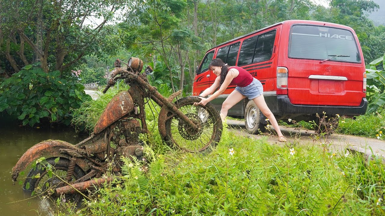 Girl Restores Old Honda CB (CB250) Produced in the 1970s-1980s | Full Restores