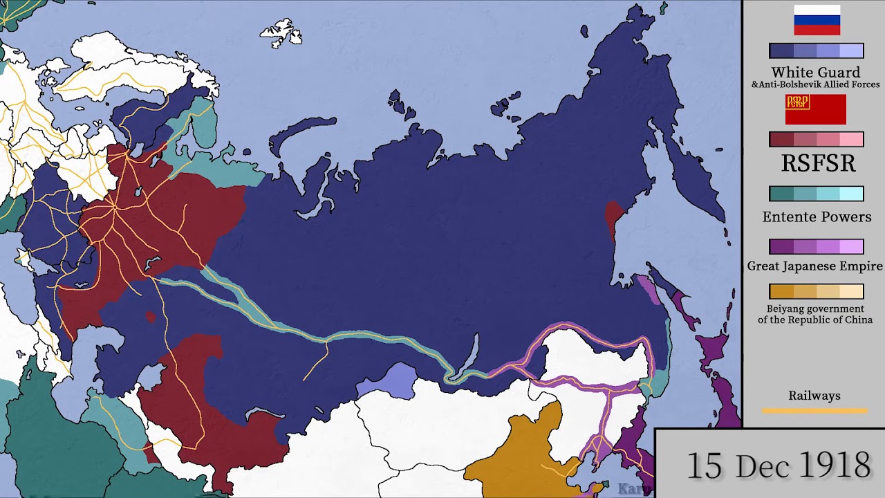 Alternate Russian Civil War - White Army Victory: Every Day