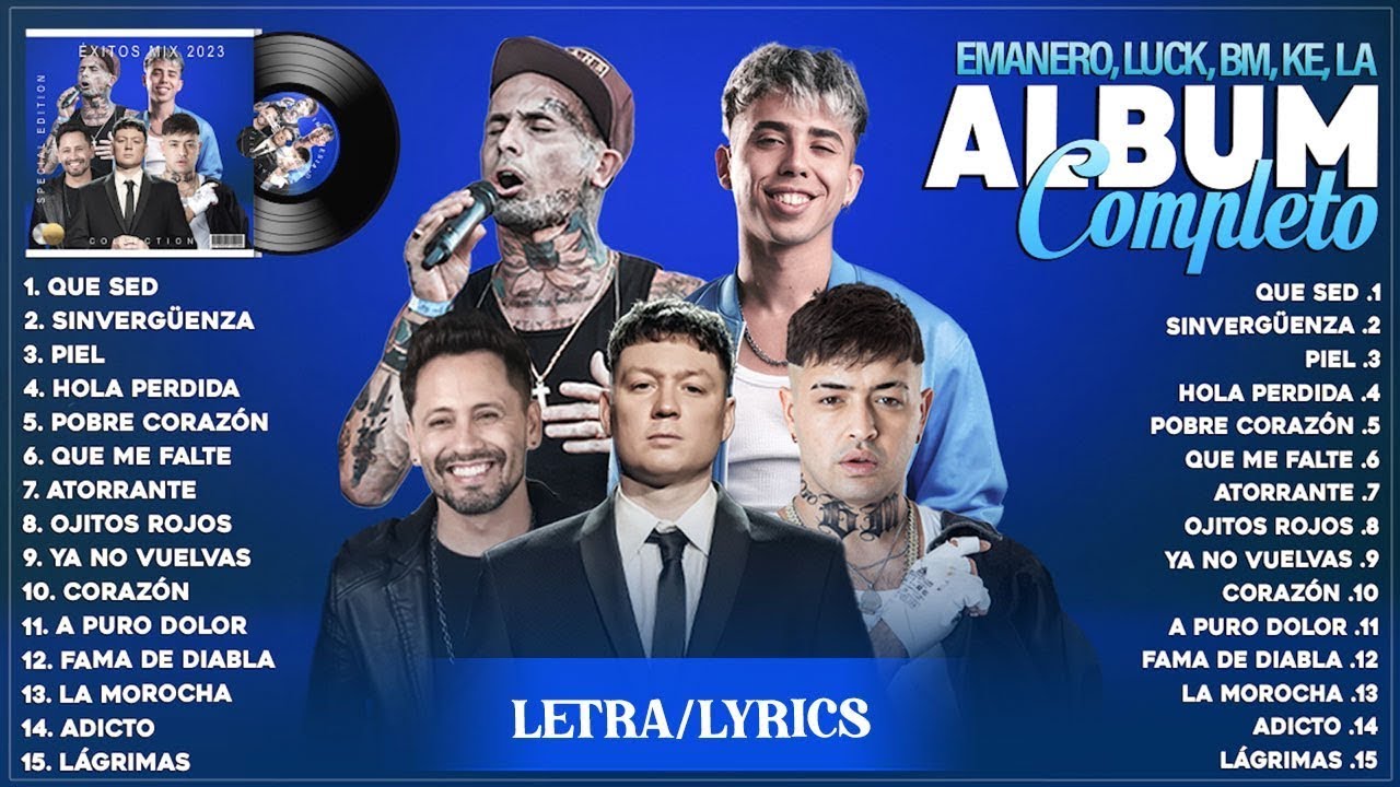 Emanero, Luck Ra, Ke Personajes, La Konga, BM Top Tendencia 2024 - Colecciones Álbum Popular (Letra)