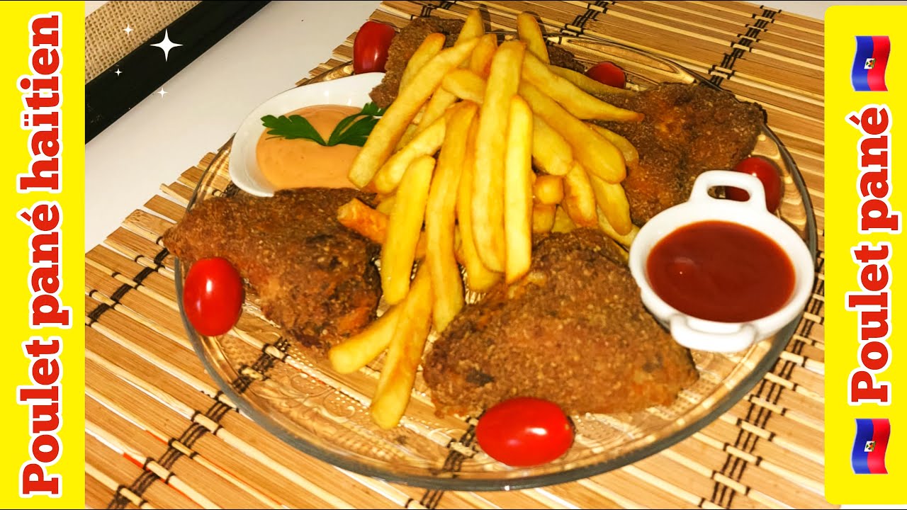 60) Recette poulet pané haïtien // Recette cuisine haïtienne