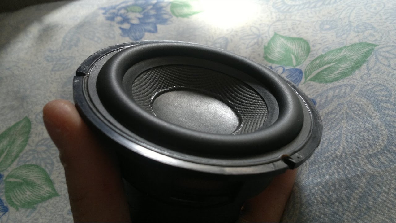 Unknown 3 inch rubber Woofer - Test