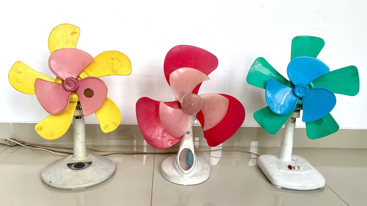 Fan, Kipas Angin meja mencoba baling baling double