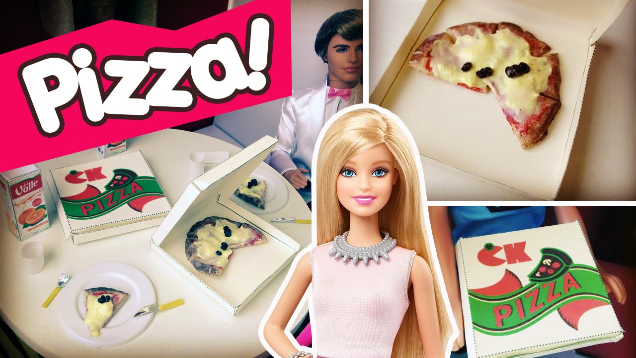 Como fazer Pizza para Barbie e outras bonecas