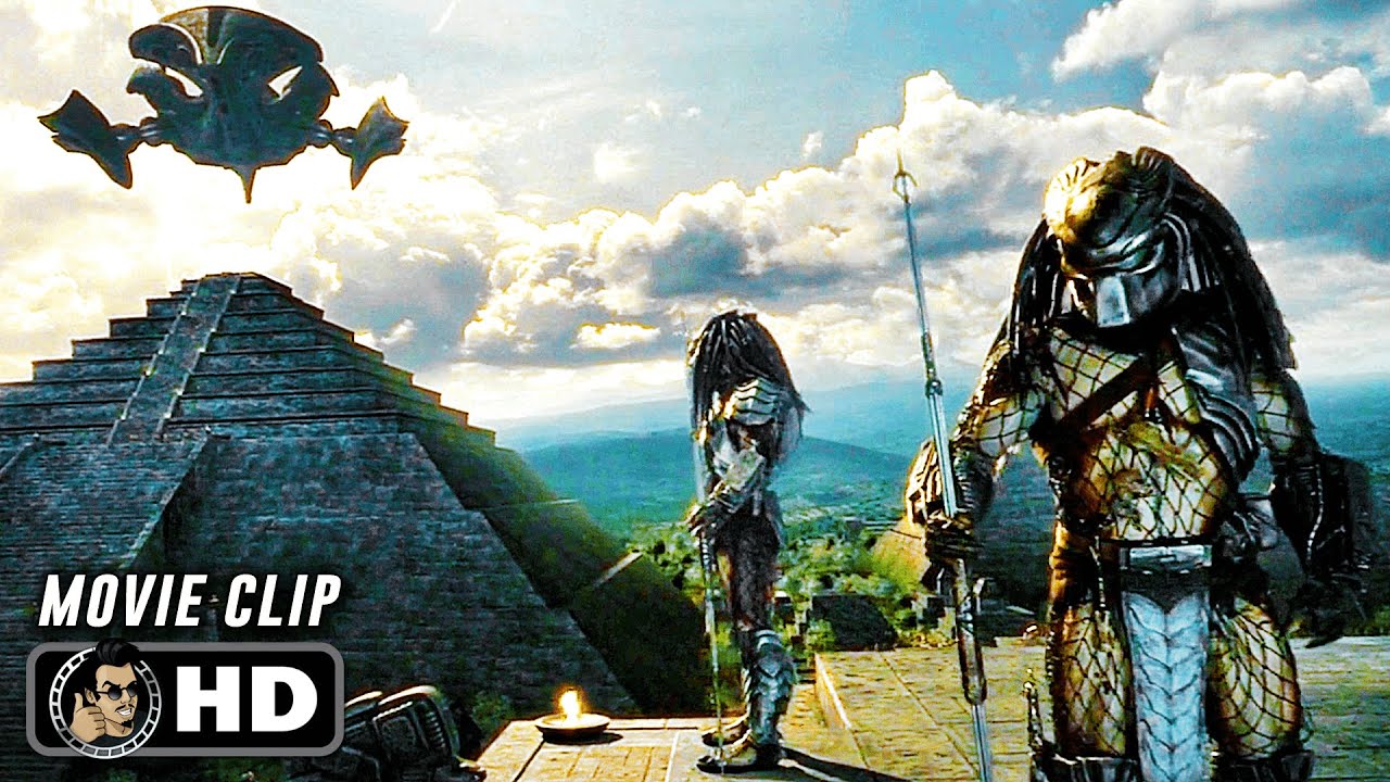 Ancient Pyramid Battle Scene | AVP: ALIEN VS. PREDATOR (2004) Movie CLIP HD