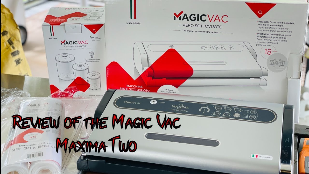 Magic Vac Maxima 2 Vacuum Sealer and Accessories Unboxing and Review