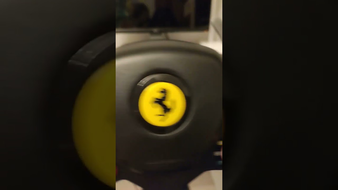 послушай как звучит руль THRUSTMASTER Ferrari 488 T80