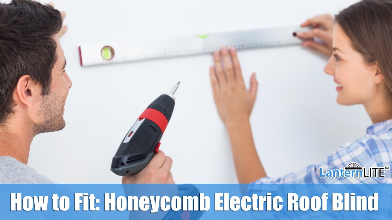Fitting Video: Electric Honeycomb Roof Lantern Blind
