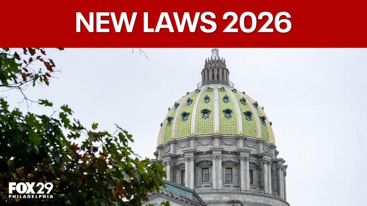 New laws coming to Pennsylvania, New Jersey, Delaware in 2026