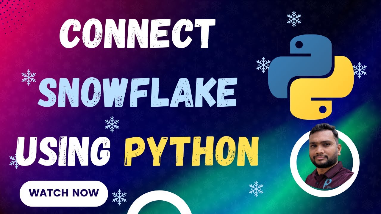 Connect snowflake from python application #snowflake #python #connection snowflake python connector