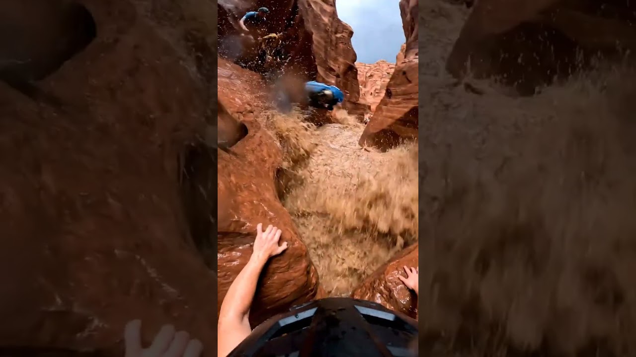 Canyon Flash Flood Traps Hikers Fast