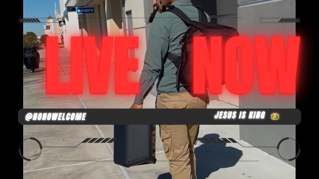 Live streaming of Jesus street preacher