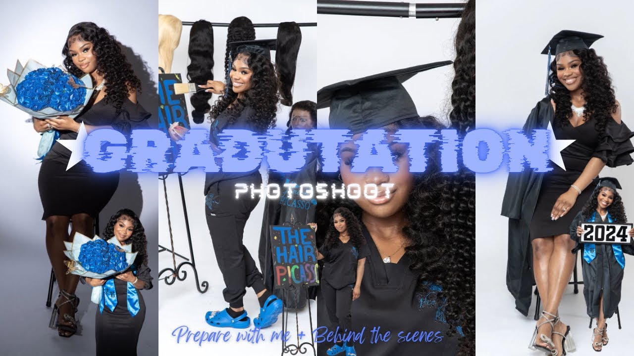 2024 GRADUATION PHOTOSHOOT !!!! (Prep with me + Vlog) |Nails, Lashes, Errands, Bts , etc |