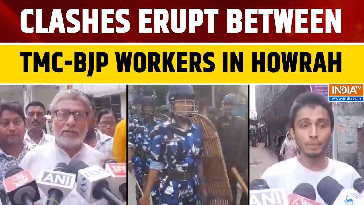 Bengal Violence: TMC-BJP Clashes Explode in Howrah After Suvendu Adhikari&rsquo;s PA's Murder