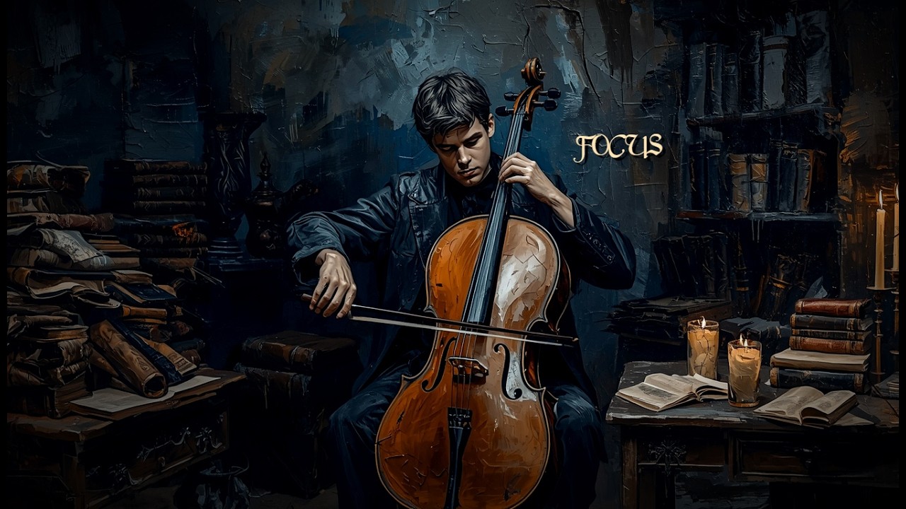 The Nocturnal Scholar 🎻📖 | Dark Cello Solo for Deep Focus & Midnight Study