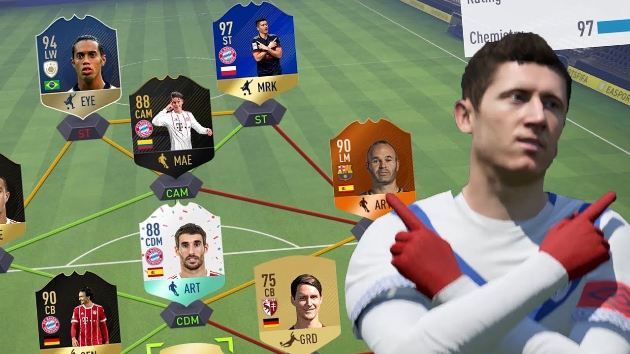 TOTS Левандовски помог нам одержать первую победу в FUT Draft! Драфт с &laquo;Баварией&raquo;! FIFA 18 PS4