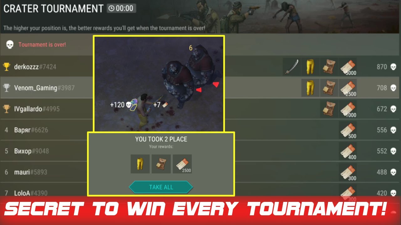 Crater Tournament Tips & Tricks Season 9 Sector 7 Behind The Wall LDOE - Last Day On Earth: Survival