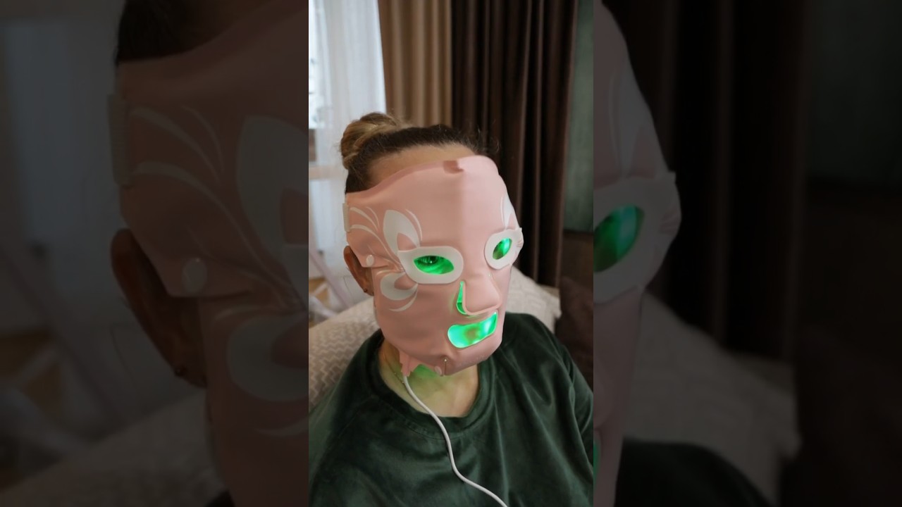 ANLAN Светодиодная маска для лица с aliexpress 