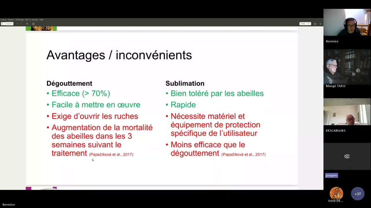 Visioconférence les Rendez Vous du sanitaires 2025  La sublimation  du 3 octobre 25