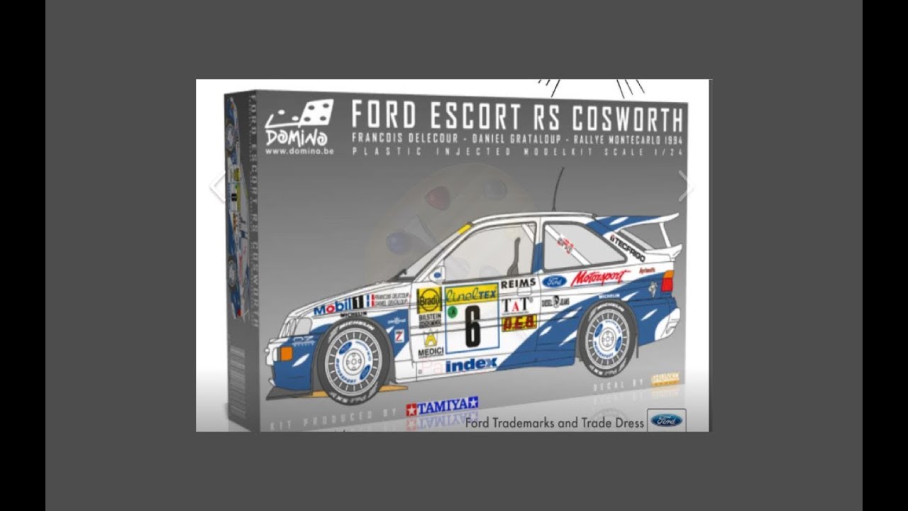 Domino Model/Tamiya 1/24 Ford Escort RS Cosworth Review/Comparsion
