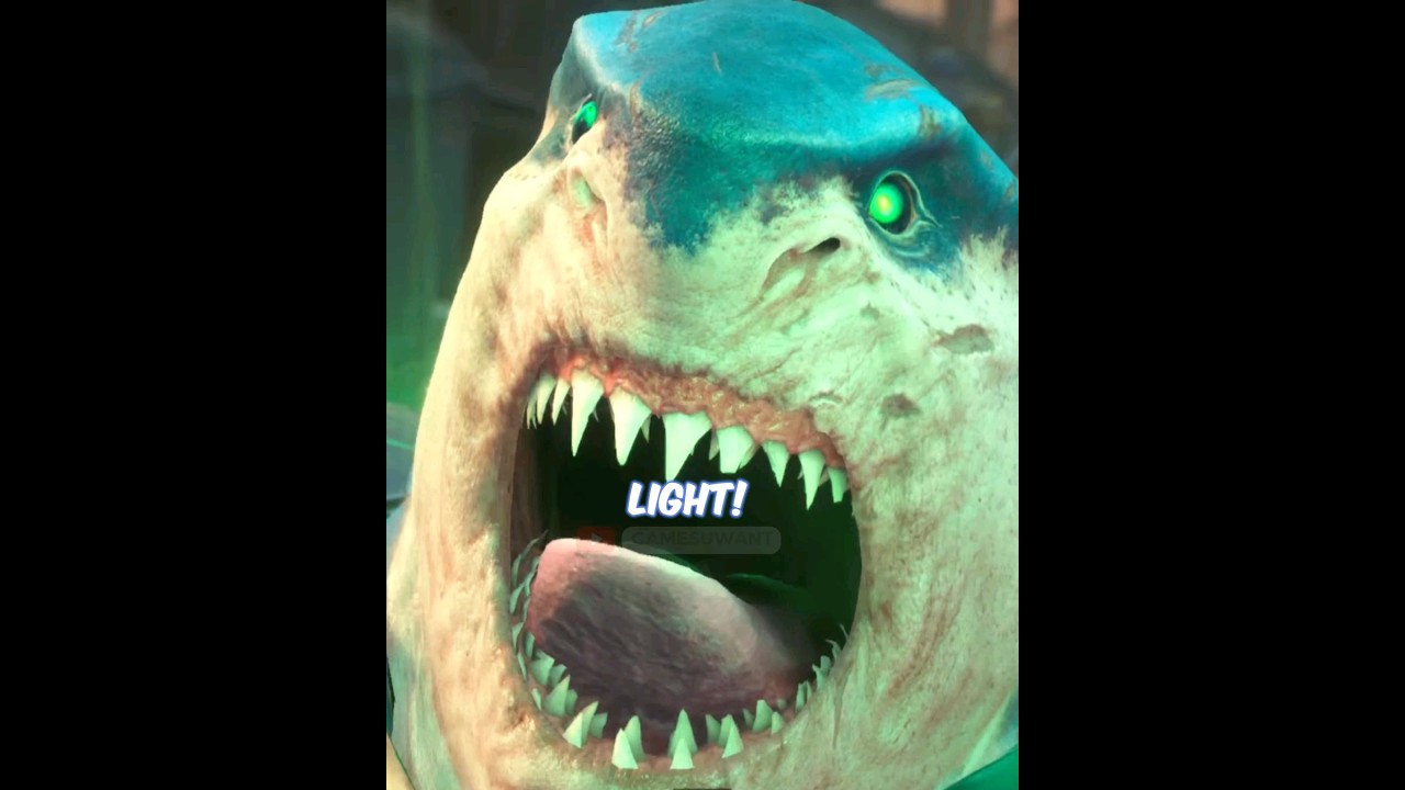 King Shark Becomes Green Lantern Scene