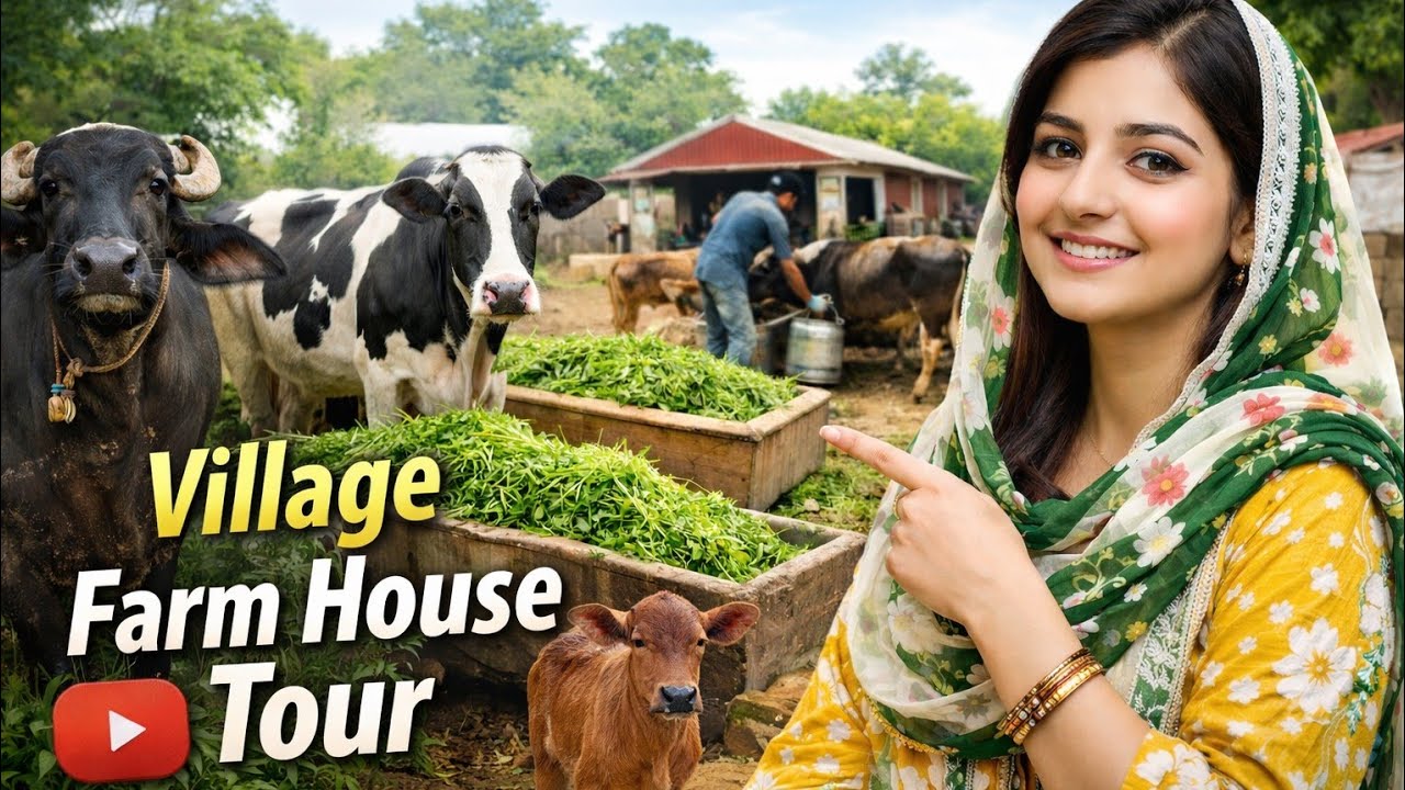 “Village Farm House Tour | Gai Bhains Ka Farm | Daily Village Life Pakistan”/ Sitara ki Story 