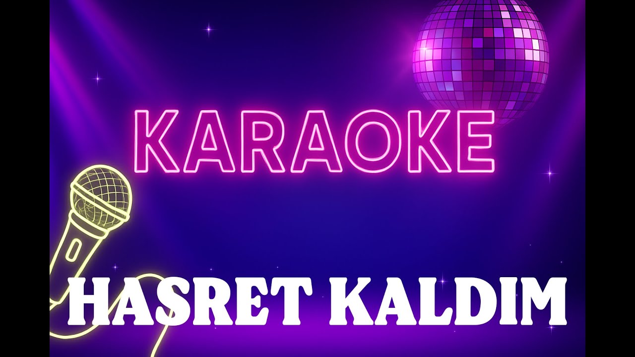 İbrahim Tatlıses - Hasret Kaldım KARAOKE
