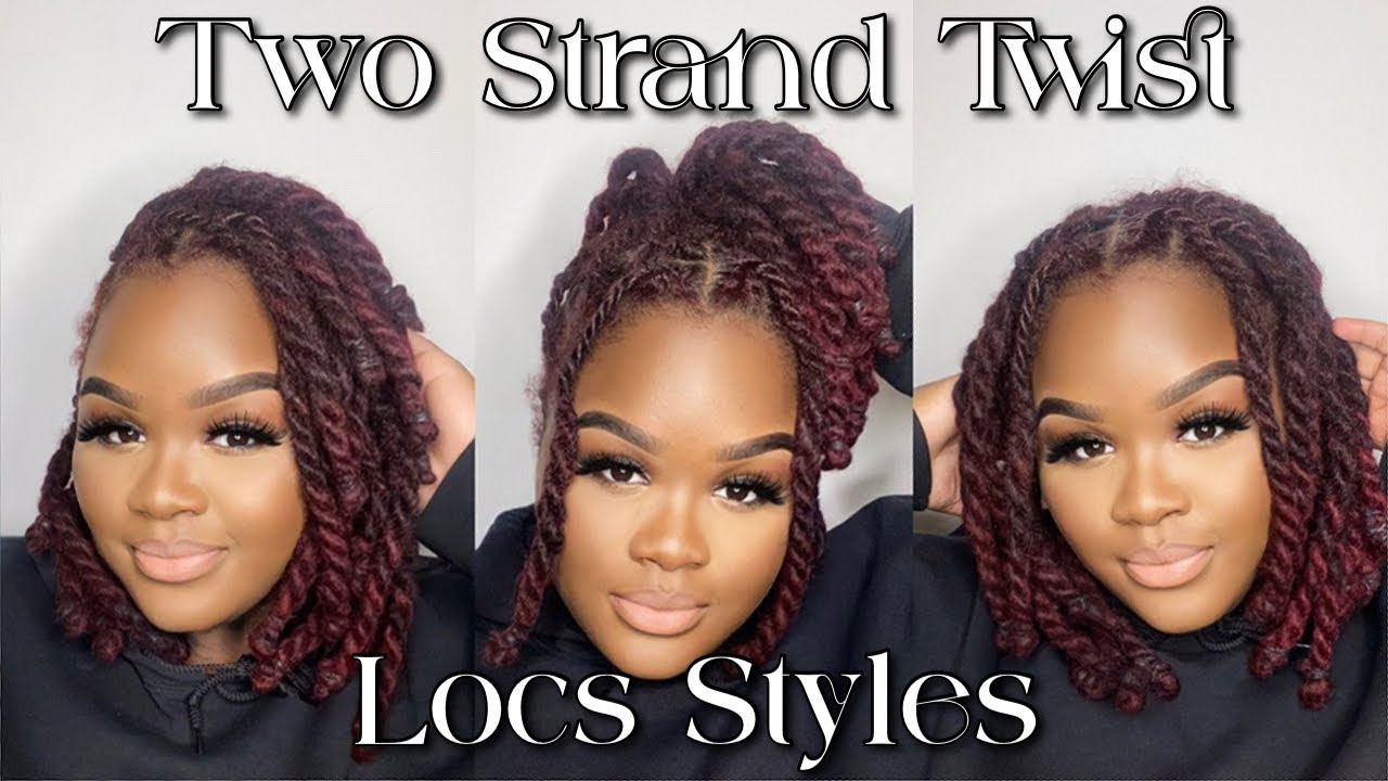 LOC TUTORIAL: Two Strand Twist Loc Styles | IamJackieCymone