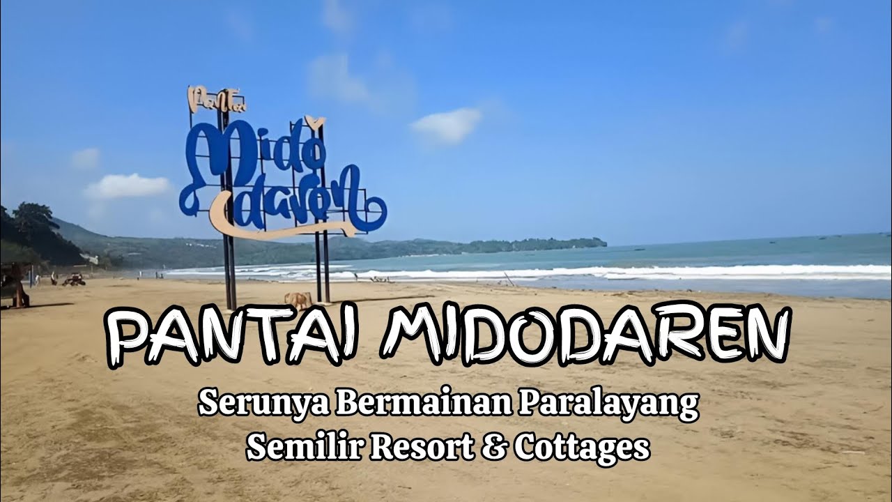 PANTAI MIDODAREN TULUNGAGUNG‼️ Serunya Bermain Paralayang⁉️ Full Review Cottages & Penginapan‼️