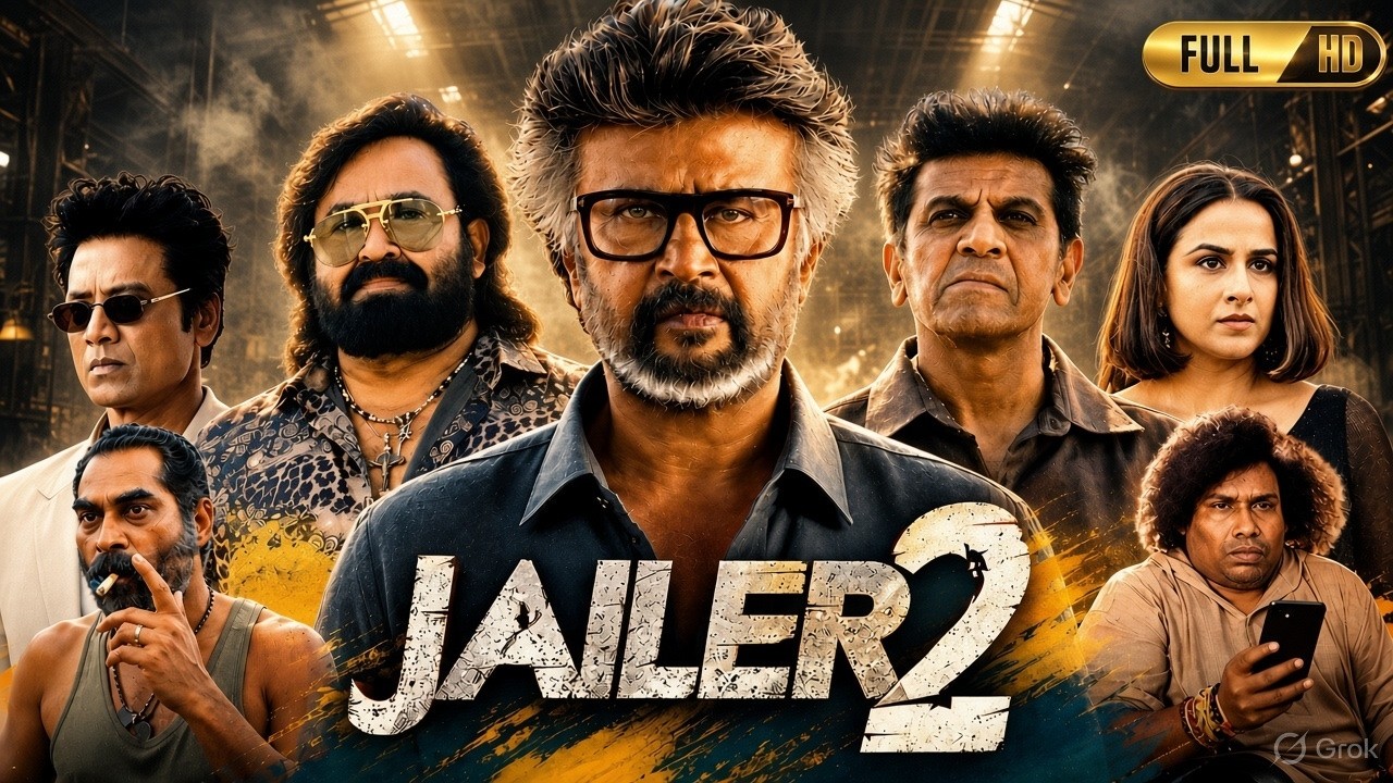 Jailer 2 Full Movie Hindi Dubbed | Rajinikanth | Mohanlal | Shiva Rajkumar | HD Reports & Reviews