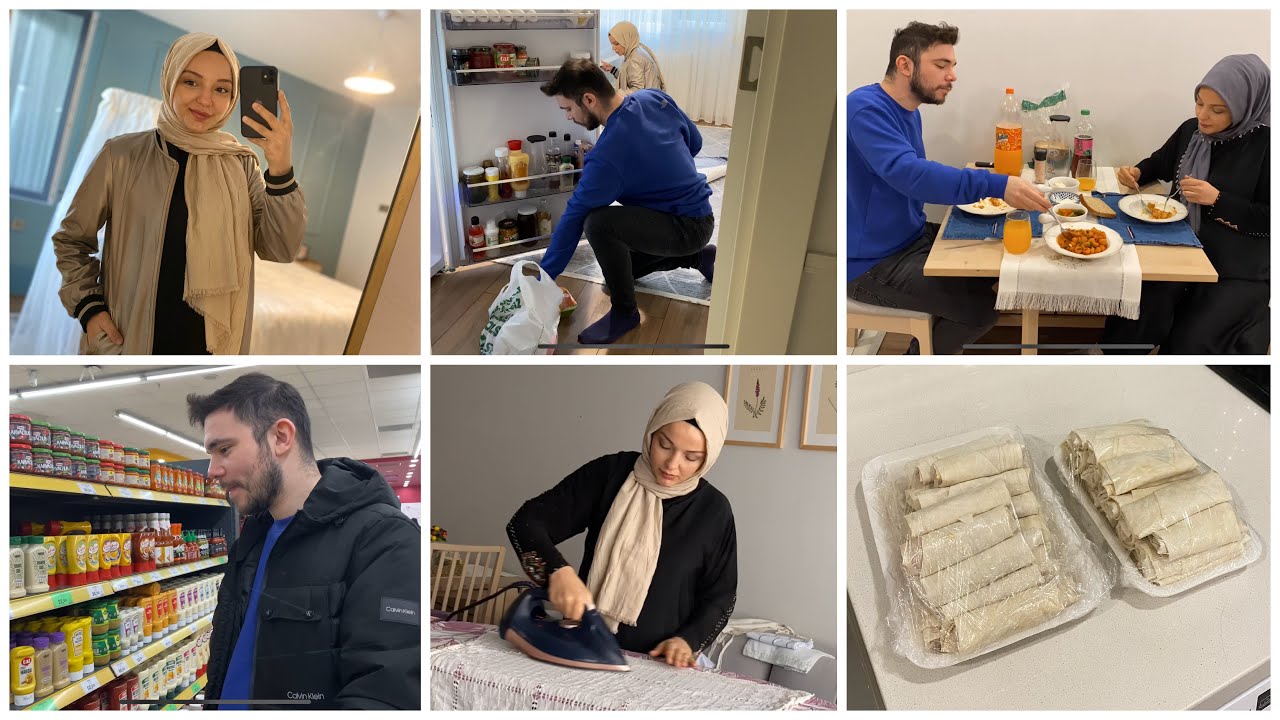 RAMAZAN VLOG 🌙 HAMİLELİKTE ORUÇ 🌷 EV İŞLERİ 🧹 MARKET ALIŞVERİŞİ 🛍️ BUZLUK TARİFLERİ
