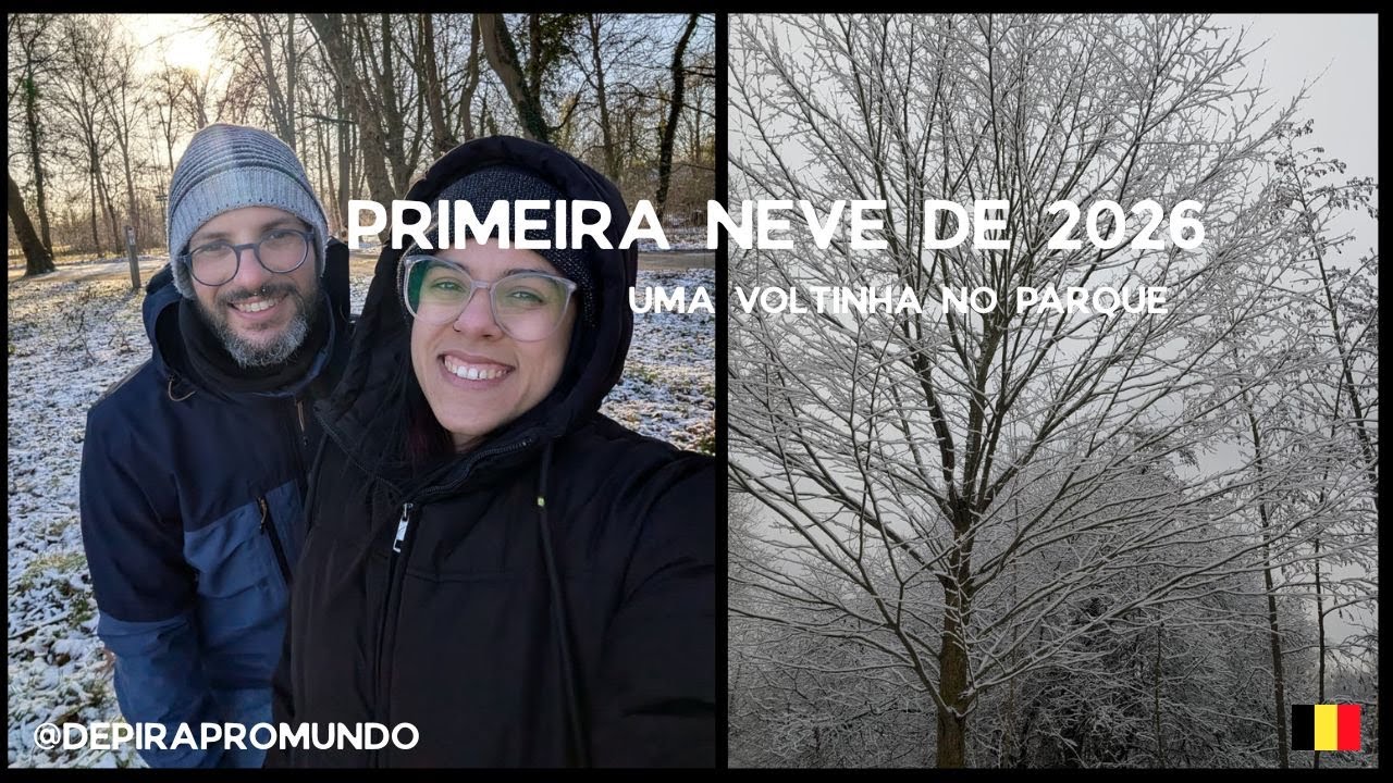 PRIMEIRA NEVE DO ANO - UMA VOLTA NO PARQUE