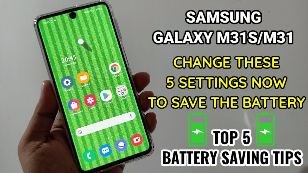 Samsung Galaxy M31S/M31: измените эти 5 настроек, чтобы сэкономить заряд батареи | 5 лучших совет...