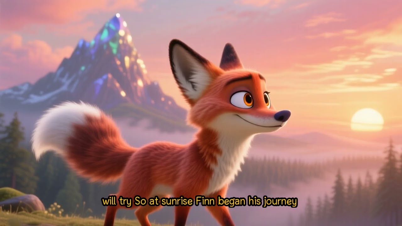 🏰 The Brave Little Fox and the Crystal Mountain