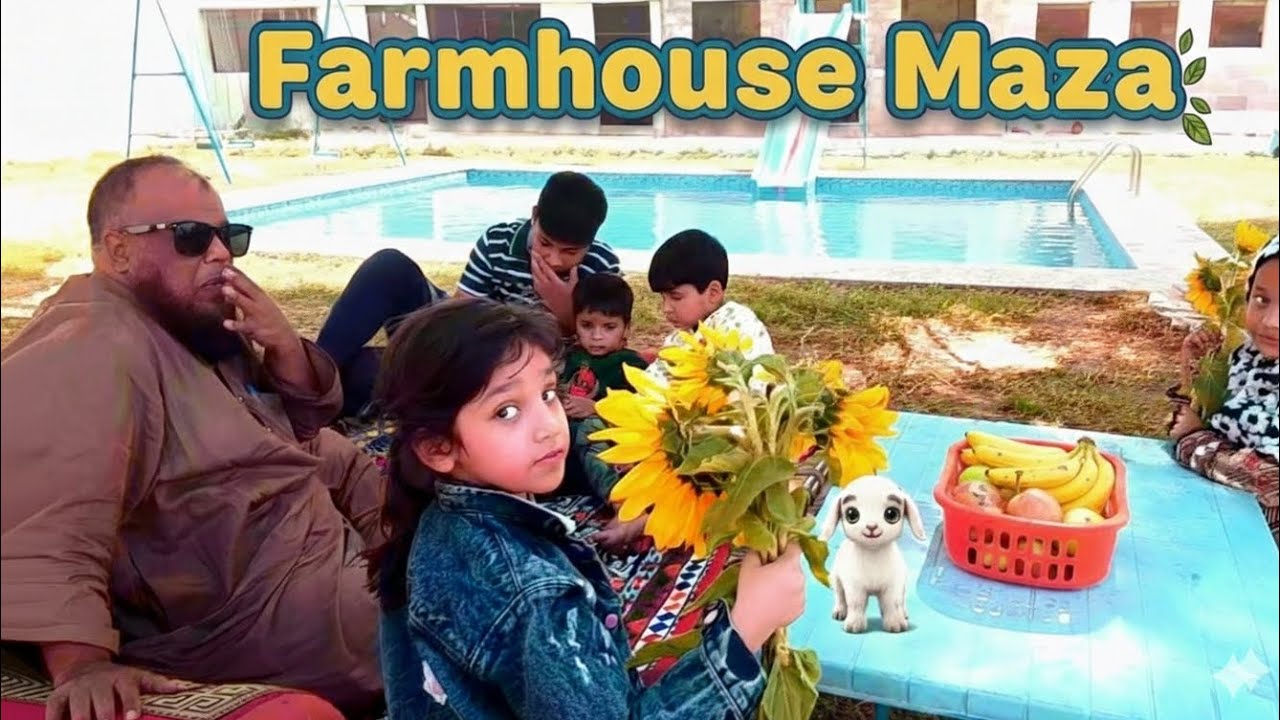 🏊‍♂️☀️​Vlog Style: Aaj ki Chutti Farmhouse Par! (Full Family Fun) 🍉👨‍👩‍👧‍👦