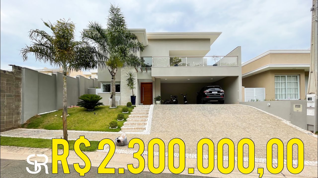 MARAVILHOSO SOBRADO CONTEMPORÂNEO 😱 COM 4 SUÍTES NO SWISS PARK CAMPINAS SP | SAMUEL RIBEIRO BROKER