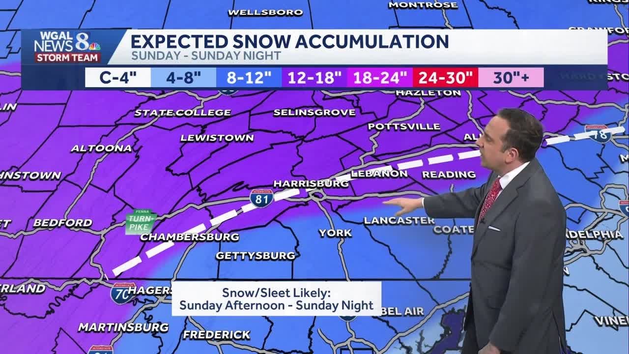 NEW: Hour-by-hour snow projections