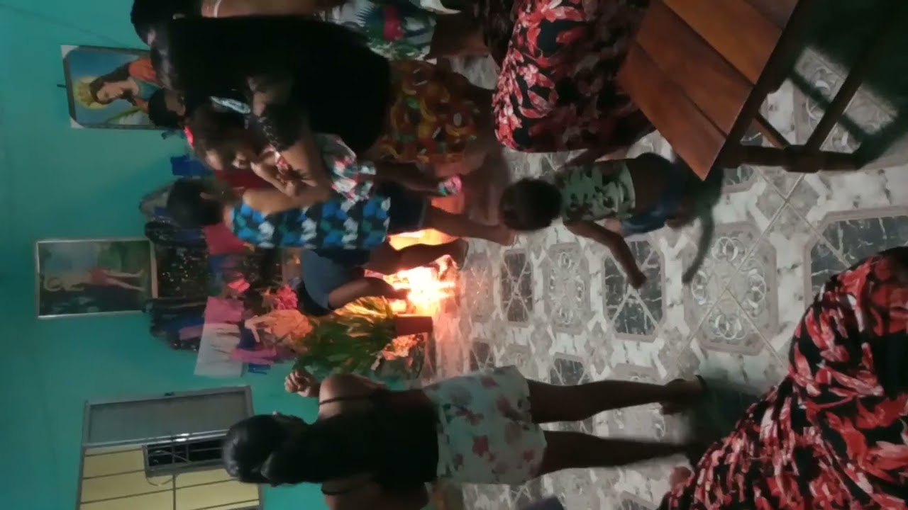 Terço na casa de Léo da Folia em Santa Helana de Minas - 2020.