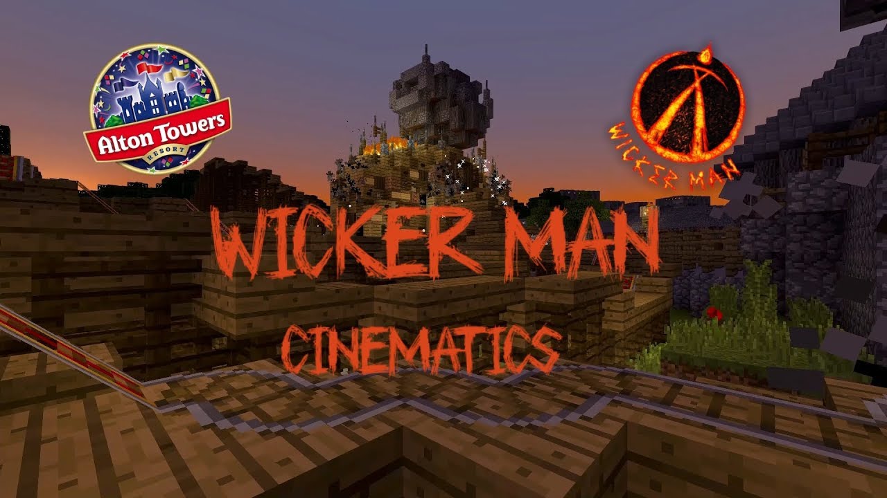 Wicker Man Cinematics & POV Alton Towers Minecraft PE (200 Subscriber Special)